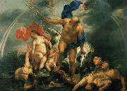Jacob Jordaens Neptunus en Amphitrite in de storm oil painting reproduction